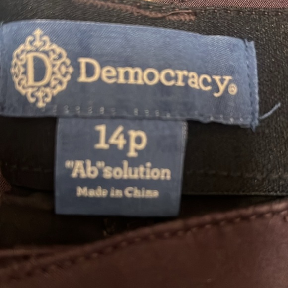NWT Democracy Ab Solution Mulberry Straight Leg Jean - Picture 7 of 10